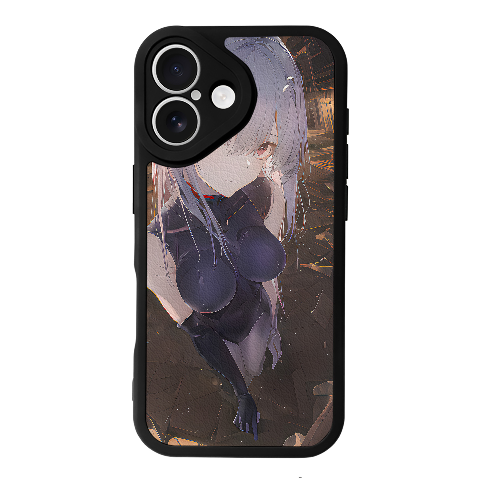（画像用） EVA 新世紀エヴァンゲリオン 【iPhone 16シリーズ対応】シリコンスマホケース（レザー調） 材質：シリコン
